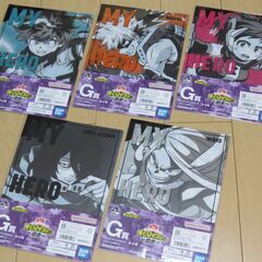 【５組セット】一番くじ『僕のヒロアカ』 クリアファイル
