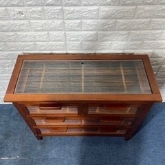 コレクションチェスト SELVA セルバ 幅80 アジアンテイスト C136の画像