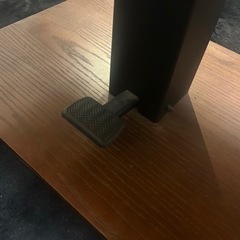 昇降式ダイニングテーブル　木製の画像