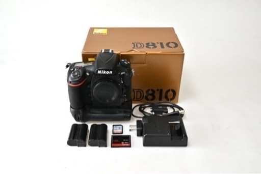 Nikon D810＋CFカード128GB、SDカード32GB、バッテリー2個