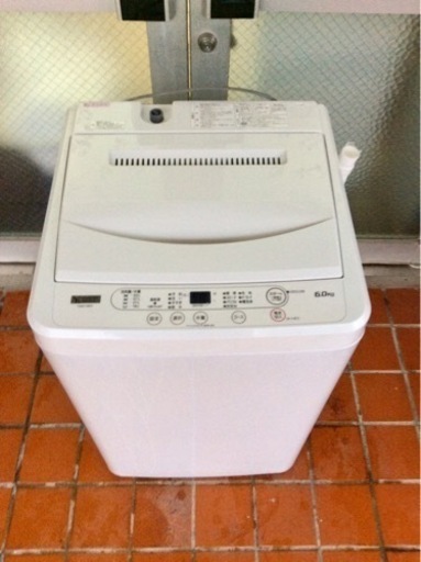 【値下げしました】洗濯機　YWM-T60H1 ヤマダ 21年製　2053