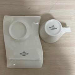 Villeroy&Boch ビレロイ&ボッホ ニューウェイブ カフェ カプチーノカップ&プレートL 2ペアの画像