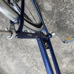 自転車 27インチ ブルーの画像