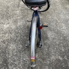 自転車 27インチ ブルーの画像