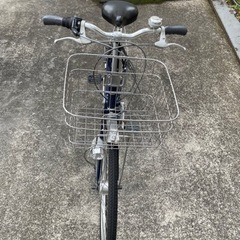自転車 27インチ ブルーの画像