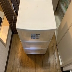 収納ケース　引き出し×3 3/14に処分しますの画像