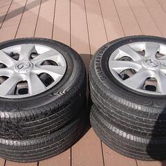 鉄チンホイール 195/65R15 91H マツダ