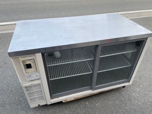 ☆中古品 ホシザキテーブル形冷蔵ショーケース RTS-120SNB2 2009年 1200ｘ600ｘ800ｍｍ 動作問題なし☆