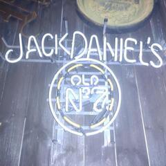 ジャンク品　ネオン管　ジャックダニエル