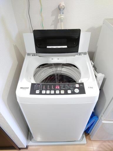 【完動品】ハイセンス洗濯機5.5 kg HW-T55C