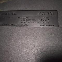 CASIO 電子キーボード TONE BANK CA-301 ACアダプタ欠品  音は全部出ますの画像