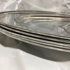 ユキワ ステンレス小判皿 18インチ 56×39cmの画像