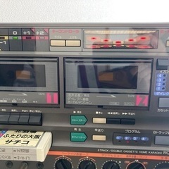 カラオケ機器　8トラ　レトロ　カセット付きの画像