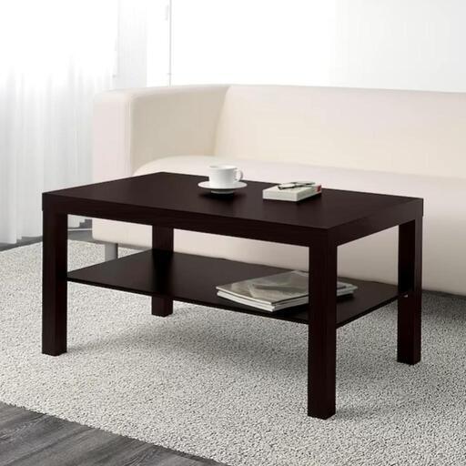 IKEA イケア LACK ラック コーヒーテーブル, ブラックブラウン