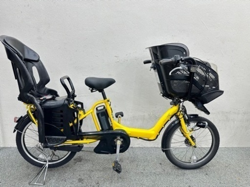 お子様入園の準備に　3人乗り電動自転車　ブリヂストンアンジェリーノ  20インチ　前後シート付き　お買い得