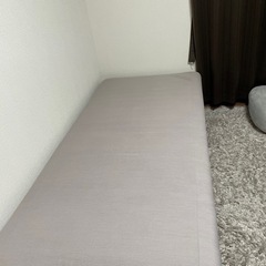シングルベッド（グレー）の画像