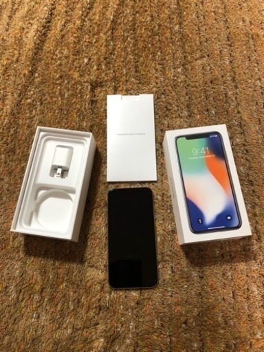 iPhone x  64GB SIMロック解除済
