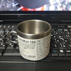 ULキャンプ【ミニマリスト必見】新富士バーナー　 SOTO AERO MUG チタンダブルウォールマグ 120ml 　マグカップの画像