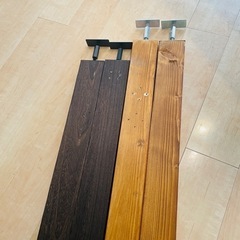 【カインズアジャスター付き】2×4木材2mと2m10cmを2本ずつ