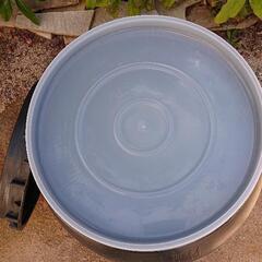 雨水タンク黒幅広160L、メダカ、園芸、農業、の画像