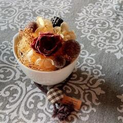 飾り物　プリザーブドフラワーの画像