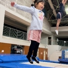 トランポリンクラブの会員募集です。の画像