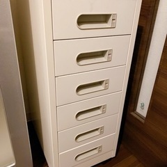 小物収納棚　6段キャスター付き