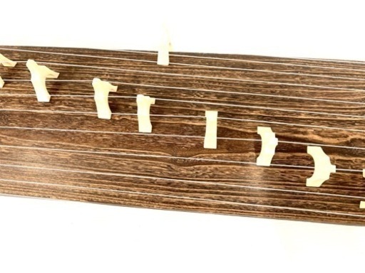 ◆和琴◆13弦琴 美品 全長183cm 琴柱／琴爪／琴袋／口前カバー付