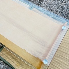 【オシャレ🎶】ガラステーブル　T-GARAGEの画像