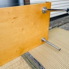 【オシャレ🎶】ガラステーブル　T-GARAGEの画像