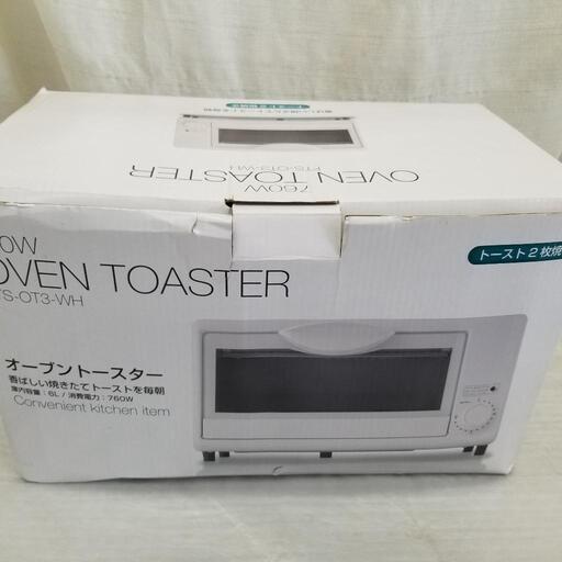 オーブントースター　　白 760W  FTS-OT3-WH