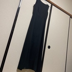ロングワンピース　黒の画像