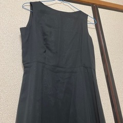 ロングワンピース　黒の画像