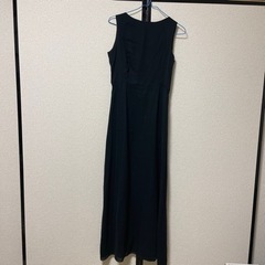 ロングワンピース　黒の画像