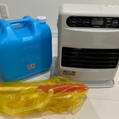〔値下げ中〕ヒーター、18ℓ灯油タンク、自動灯油ポンプセット