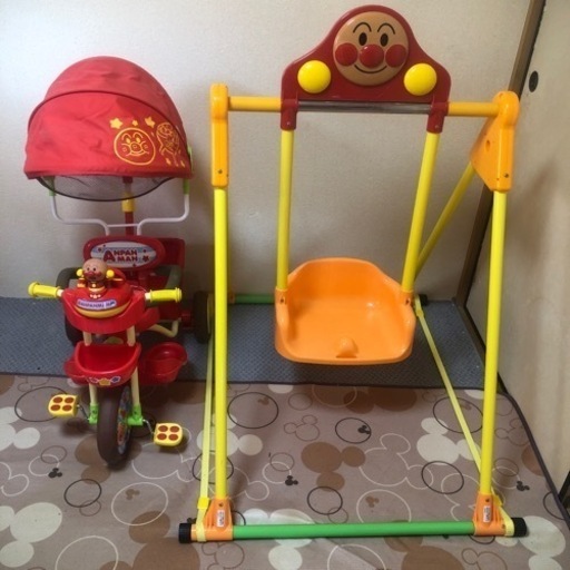 破格！アンパンマン ブランコ 三輪車 滑り台 受付中
