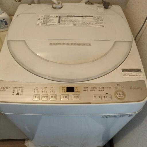 6kg　SHARP　洗濯機
