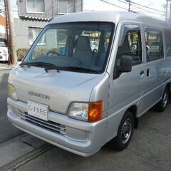 平成１３年式　スバル　サンバー　バン　ＶＢ　走行６８２４０キロ！...