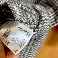 チェックグレーリボンワンピースの画像