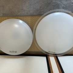 ２点セット　HITACHI  LED天井照明　大・小　各ひとつ