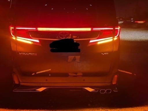 30ヴェルファイア前期　クリスタルアイファイバーテールランプ