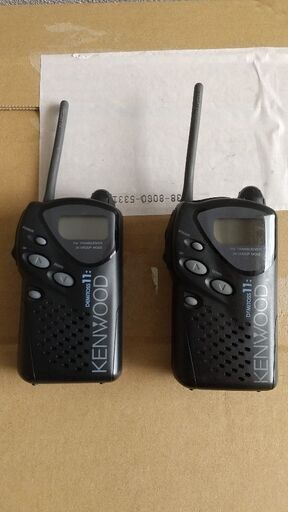 ケンウッド省電力 トランシーバー2台セット 売ります‼️