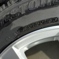 155/65r14 ブリヂストンVRX スタッドレスアルミセット　タントに履いてましたの画像