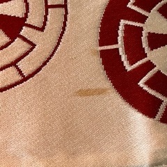 ジャンク品 アンティーク帯 バイカラー浴衣帯 昭和レトロの画像