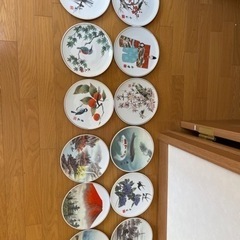 絵皿　トップアート　四季歳時記　の画像