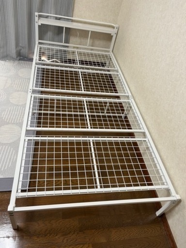【引き取り確定】ニトリ シングルパイプベッド セット割有り