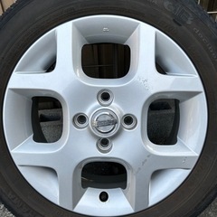 日産✩キューブ(Z11型)用純正アルミホイール 日産✩キューブ(Z11型)用純正アルミホイール - タイヤ・ホイール