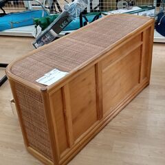 ★ジモティ割あり★  籐家具  W120×D39×H60 クリーニング済み SJ1708の画像