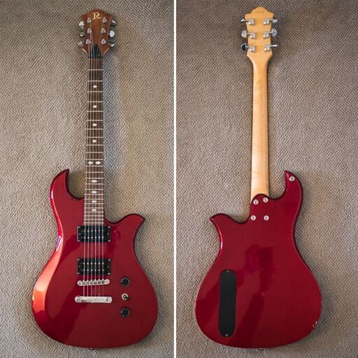 ↘B.C.Rich Eagle 580JE　グローバーペグ＋セミハードギグバッグ