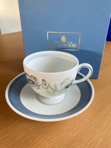 《未使用》ウェッジウッド     　カップ&ソーサー　　　　4客　専用箱付